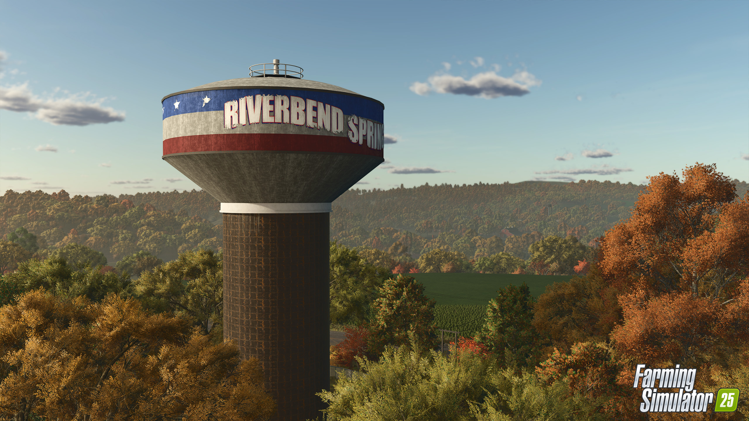 Farming Simulator 25 anteprima di Riverbend Springs e news